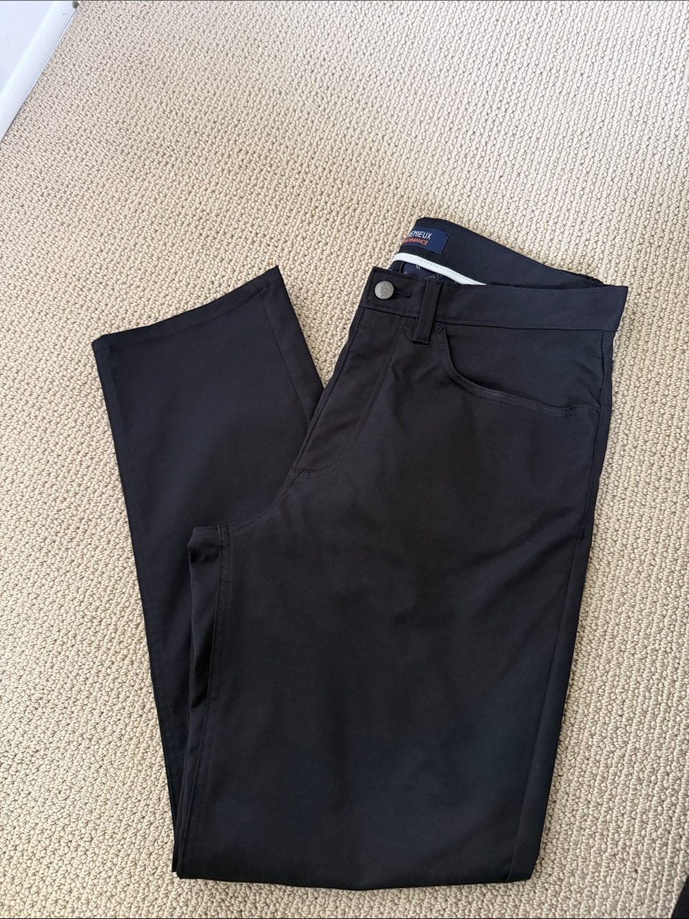 Daniel Cremieux Black Men's Dress Pants - Tailored Finish